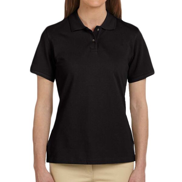 Ladies' 6 oz. Ringspun Cotton Piqué Short-Sleeve Polo Thumbnail