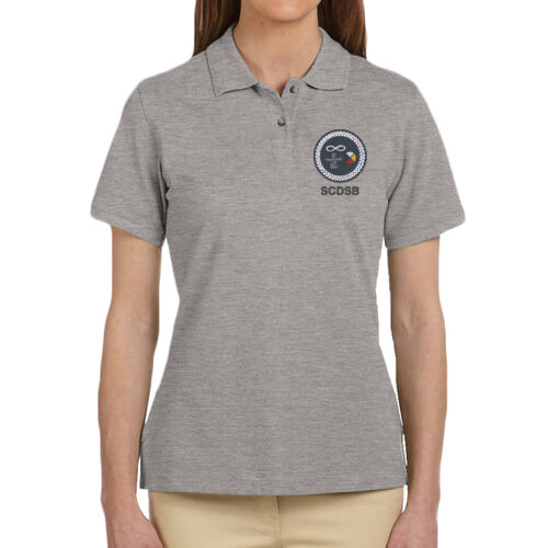 Indigenous Education - Ladies' 6 oz. Ringspun Cotton Piqué Short-Sleeve Polo Thumbnail