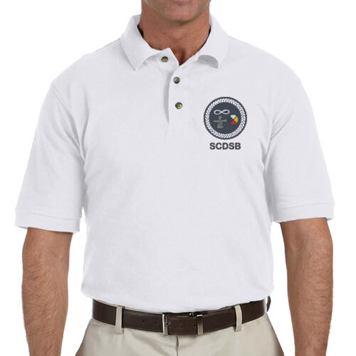 Indigenous Education - Men's 6 oz. Ringspun Cotton Piqué Short-Sleeve Polo Thumbnail